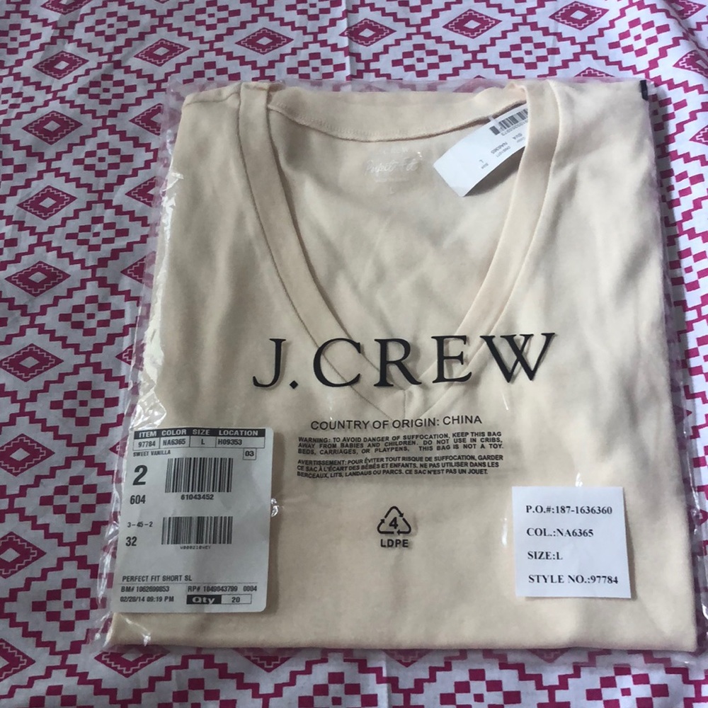 J Crew : short sleeve perfect fit T-shirt